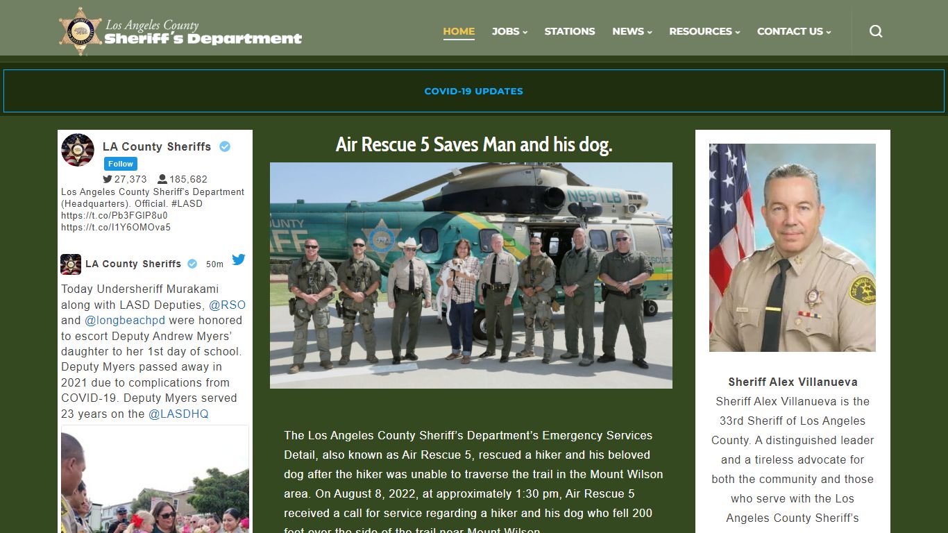 Los Angeles County Sheriff's Department | A Tradition of Service